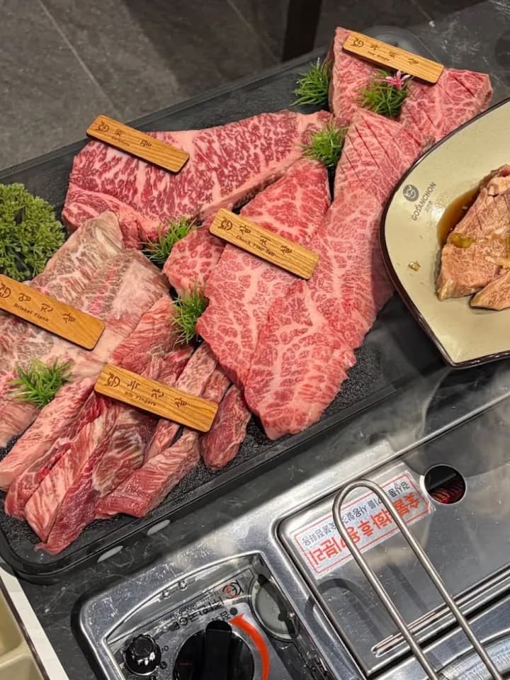 GOSANCHON — assorted marbled cuts with nameplates