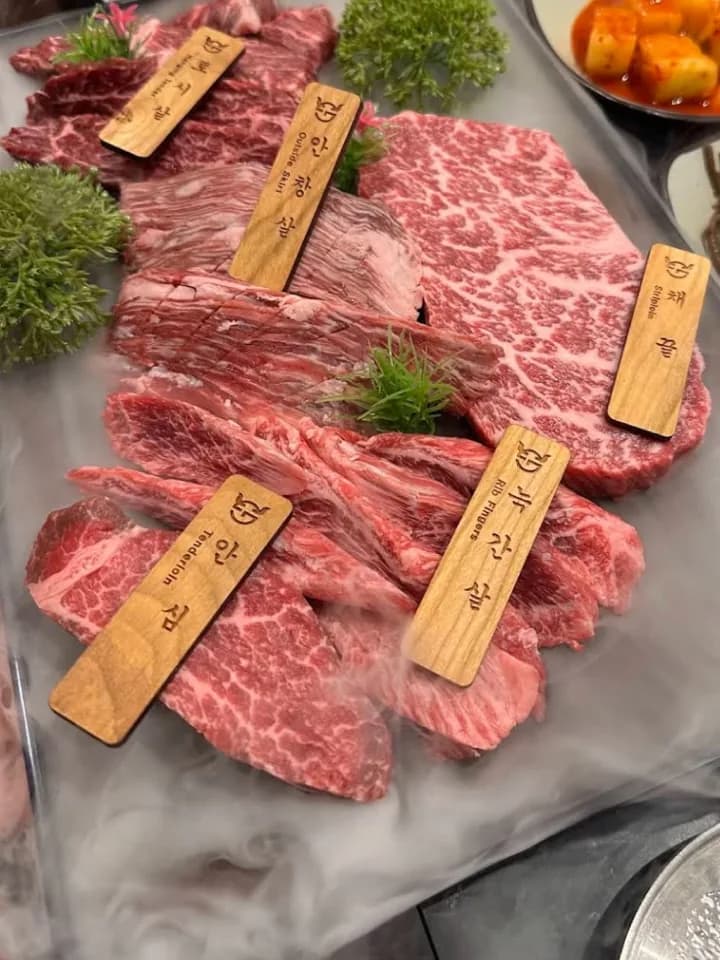 GOSANCHON — assorted premium cuts with nameplates